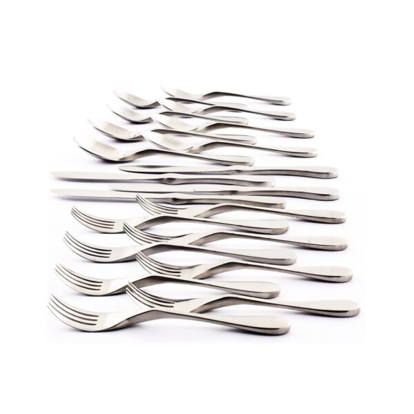 Knork Cutlery Utensils 18/10 Stainless Steel Flatware Set, 20 Piece